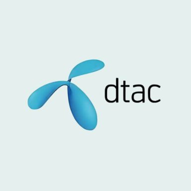 Blaues dtac Logo