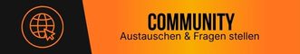Der Pattaya Discord Community beitreten Discord Community für Pattaya Fans zum Austausch und Fragen stellen auf einem grafischen Banner mit orange schwarzem Hintergrund und Globus