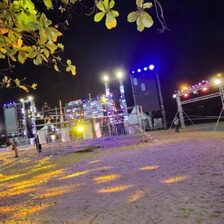 Pattaya Beach mit Strand, Meer und Blick entlang der Küste